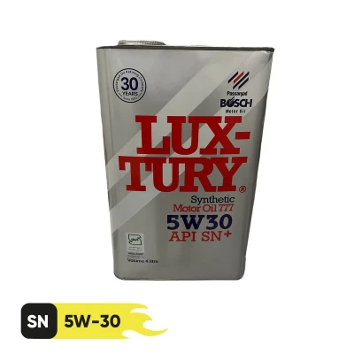 روغن موتور خودرو بوش مدل لاکچری 5W30 SN plus حجم 4 لیتر