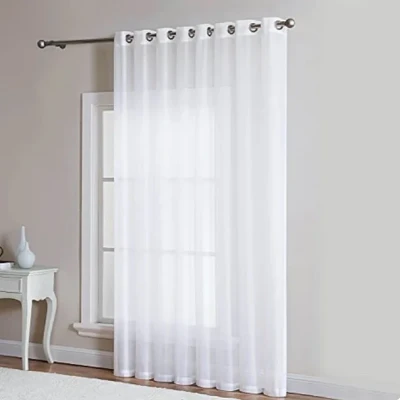 پرده نوین پرده خورشید مدل  حریر ساده NT413  سایز 280x140 سانتی‌متر