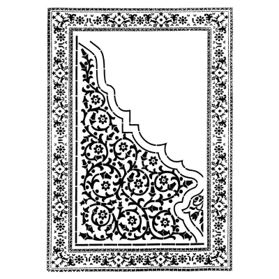 شابلون طرح فرش کد C29