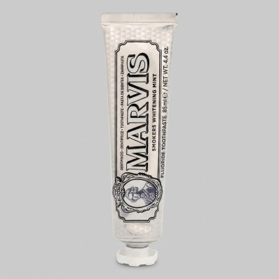 خمیر دندان سفید کننده مارویس مدل Smokers Whitening Mint حجم 85 میلی لیتر