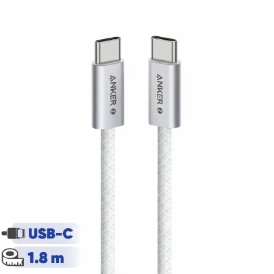 کابل تبدیل USB-C به USB-C انکر مدل  Zolo A8060 طول 1.8 متر با توان 240 وات