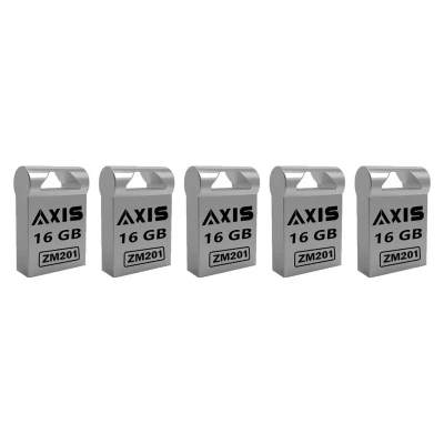فلش مموری اکسیس مدل ZM201-16-5pcs ظرفیت 16 گیگابایت با رابط USB2.0 بسته 5 عددی