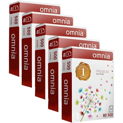 کاغذ A4 اومنیا مدل Premium بسته 2500 عددی