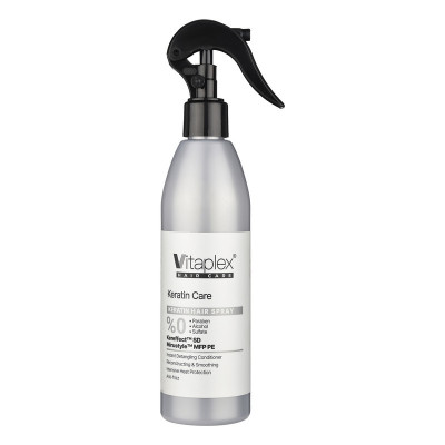 اسپری براق کننده مو با قدرت حفظ حالت مو 4 ویتاپلکس مدل KC04 مناسب مو کراتین شده حجم 300 میلی لیتر