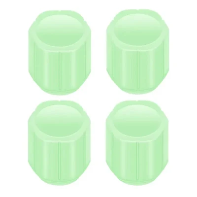 سر والف لاستیک خودرو مدل POLYGONAL-GREEN بسته 4 عددی