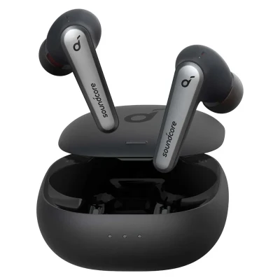 هدفون بلوتوثی آنکر مدل SoundCore Liberty Air 2 Pro با نویز کنسلینگ فعال (ANC)، درگاه شارژ USB Type-C، مجهز به درایور PureNote برای ایجاد صدایی واضح، مقاوم در برابر رطوبت و عرق (IPX4)
