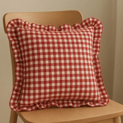 کوسن مدل چهارخانه کد 20 سایز 40*40 سانتی‌متر