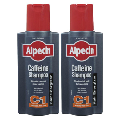 شامپو مو آلپسین مدل Caffeine C1 حجم 250 میلی لیتر مجموعه 2 عددی
