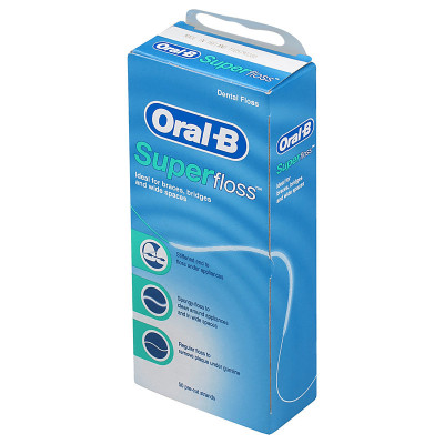نخ دندان اورال-بی مدل superfloss