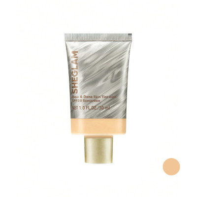 کرم پودر مایع SPF20 شیگلم مدل Buttercream شماره 02 مناسب برای انواع پوست حجم 30 میلی‌لیتر