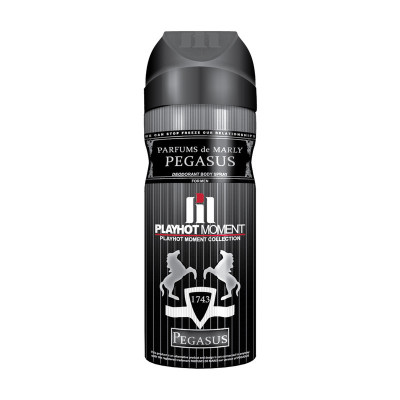 اسپری خوشبو کننده بدن مردانه پلی هات مومنت مدل PARFUMS de MARLY PEGASUS حجم 200 میلی لیتر