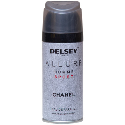اسپری خوشبو کننده بدن مردانه دلسی مدل Allure homme sport حجم 150 میلی لیتر