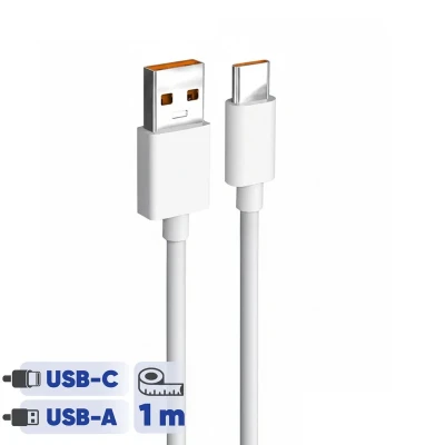 کابل تبدیل USB به USB-C شیائومی مدل 5 سوپر فست طول 1 متر