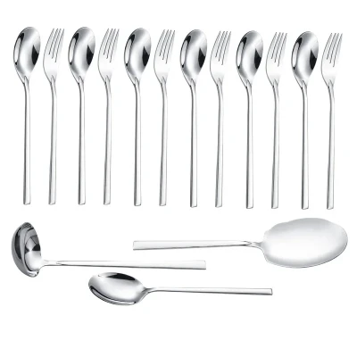 سرویس قاشق و چنگال 15 پارچه جی فی نی مدل G-253