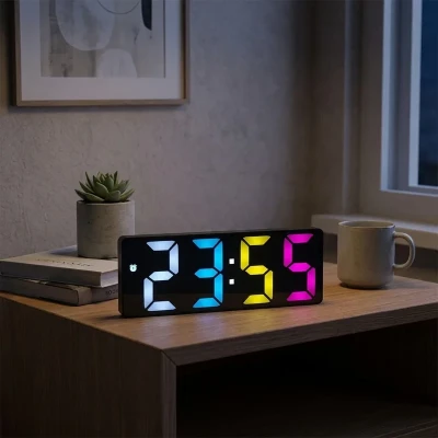 ساعت رومیزی دیجیتال مدل صفحه رنگی کد JX015