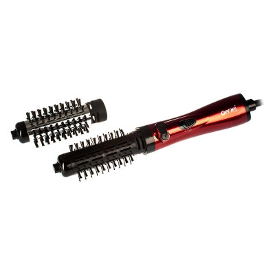 سشوار برس‌دار چرخشی 800 وات جیمی مدل GM-4829، موتور AC، وزن 450 گرم، المنت سرامیک، دارای سری برس‌دار گرد باریک، سری برس‌دار گرد پهن با ویژگی صاف‌کنندگی، حجم‌دهندگی، با قابلیت باد سرد