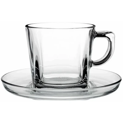 ست فنجان و نعلبکی پاشاباغچه مدل Carre 95307 بسته 6 عددی