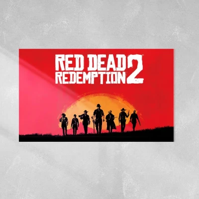 تابلو شاسی مدل گیمینگ رد دد ردمپشن red dead redemption