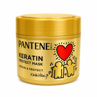 ماسک مو تقویت کننده پنتن مدل Keratin Protect مناسب برای انواع مو حجم 300 میلی لیتر