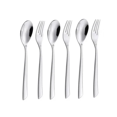 سرویس قاشق و چنگال 6 پارچه جی فی نی مدل T90