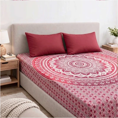 روتختی دو نفره مدل سنتی هندی کد 117 سایز 220x200 سانتی‌متر