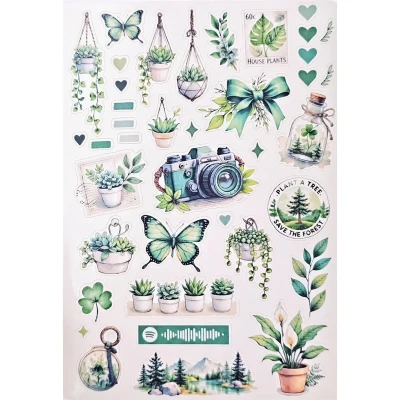 برچسب طرح برش خورده بولت ژورنال مدل Plant a tree A5