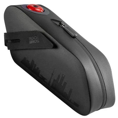 کیف زیر زین دوچرخه راک براس مدل هارد کیس چراغ دار کد 2050