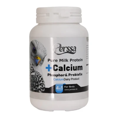 پودر تخم افزا پرنده پرسا مدل Calcium وزن 250 گرم