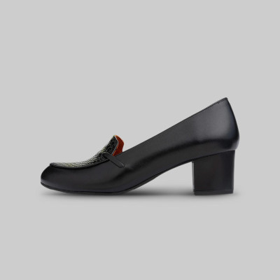 کفش زنانه چرم یلسان مدل  کلارا کد -KLR-601-MRGN-msk