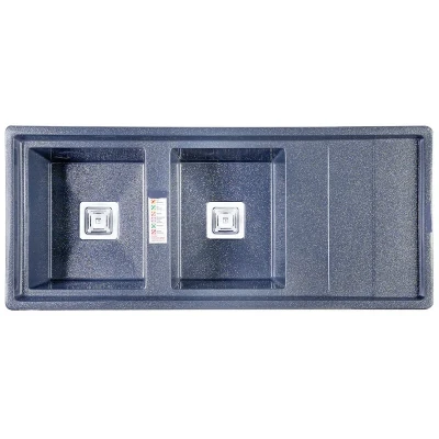 سینک ظرفشویی گرانیت توکار دو لگنه مدل 120TA