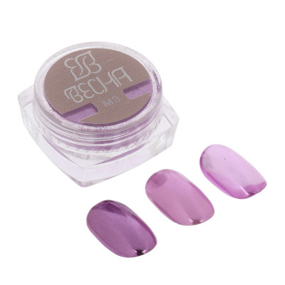 پودر کروم ناخن وسنا مدل Metallic Mirror کد M3