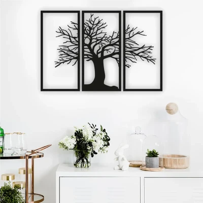 دیوارکوب طرح درخت مدل art1016 مجموعه 3عددی