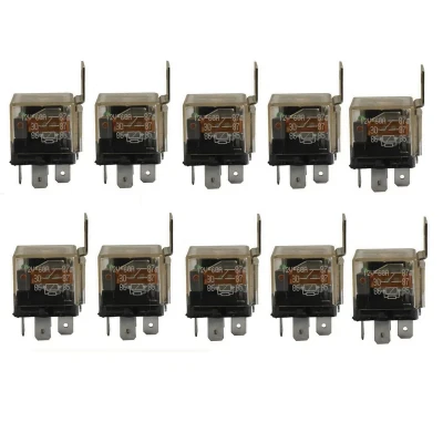 رله بوق خودرو 5 پین 80 آمپر مدل FTP8743 بسته 10 عددی