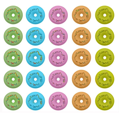 کوکتل نمک حمام ناستالیا مدل Donut Plus وزن 70 گرم بسته 25 عددی