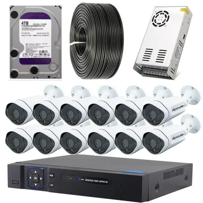 سیستم امنیتی نظارتی کامل مدل AHD KIT 012 - AXESSLINK