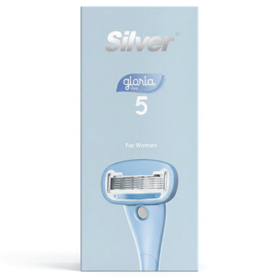 خود تراش سیلور مدل gloria5 system به همراه تیغ یدک