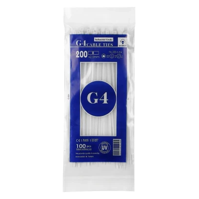 بست کمربندی جی فور مدل G4-200x2.5 بسته 100عددی