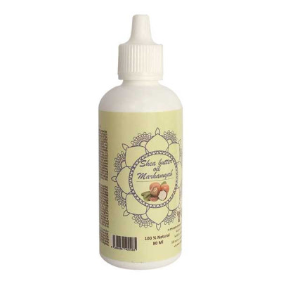 روغن تقویت کننده مو ابرو ریش و سبیل مرهم یاب مدل شی باتر حجم 80 میلی لیتر
