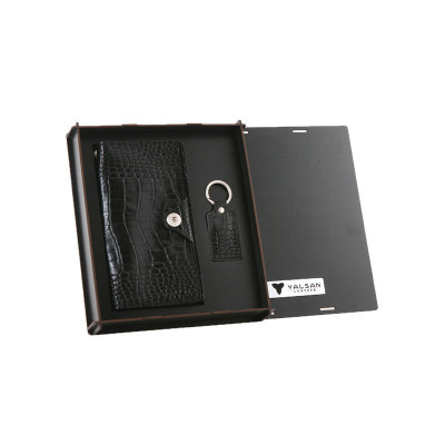 ست هدیه مردانه چرم یلسان مدل رادیس کد NHL-GC-062-msk