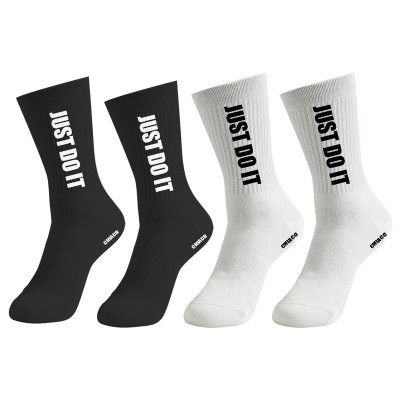 جوراب ورزشی مردانه چیاکو مدل JUST DO IT کد 039 بسته 2 عددی