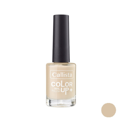 لاک براق ناخن کالیستا مدل Color UP شماره 125 رنگ کرمی