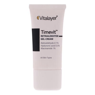 کرم ضد چروک ویتالیر مدل Timevit مناسب انواع پوست حجم 30 میلی لیتر