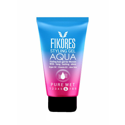 ژل حالت دهنده مو فیکورس مدل AQUA حجم 150 میلی لیتر
