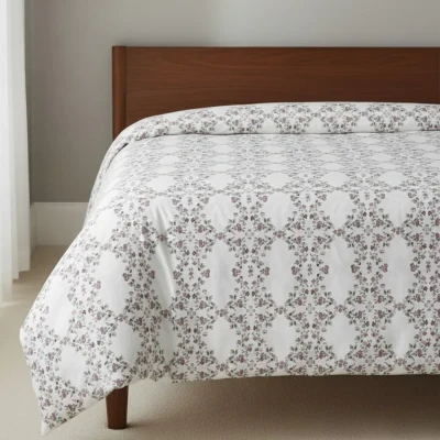 روکش لحاف پنبه انگلیش هوم مدل Violet Ivy دو نفره سایز 220x200 سانتی‌متر