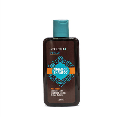 شامپو مو اسکالپیا مدل argan oil حجم 200 میلی لیتر