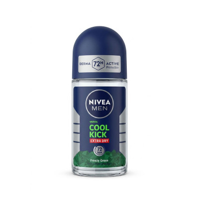 رول ضد تعریق مردانه نیوآ مدل COOL KICK FREEZY GREEN با رایحه خنک حجم 50 میلی‌لیتر