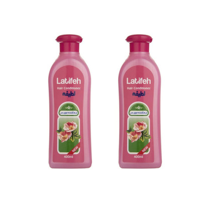 نرم کننده مو لطیفه مدل sh0098.2 حجم400 میلی لیتر بسته 2 عددی
