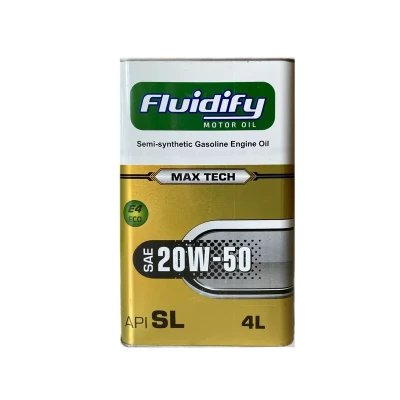 روغن موتور خودرو بنزینی فلو دی فای مدل SL 20W-50 حجم 4 لیتر