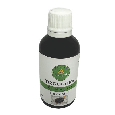 روغن سیاهدانه تیزگل مدل سنتی حجم 50 میلی لیتر