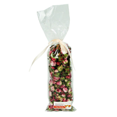 غنچه گل رز خشک معطر مدل Pink Rose